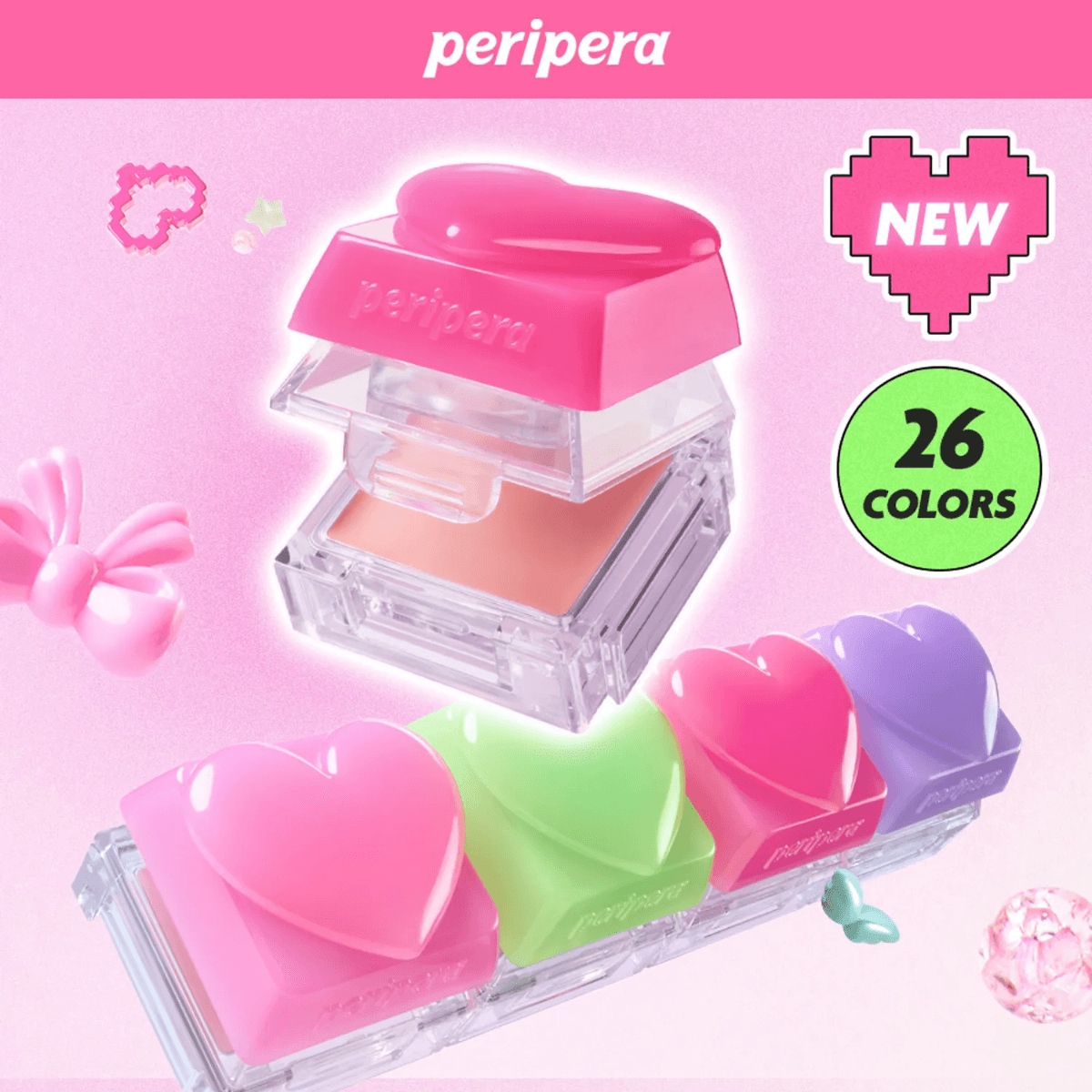Peripera Tok Blush Keycap — 01 Queen’s Coral · 2.9г